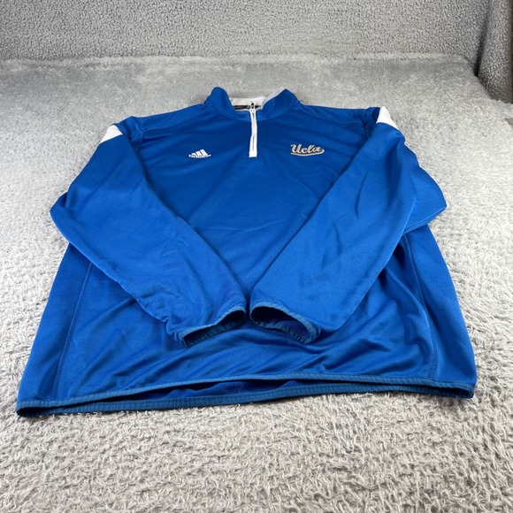 adidas Other - Adidas UCLA Bruins Mens XL Blue Quarter Zip Pullover Jacket A6N004 01/14
